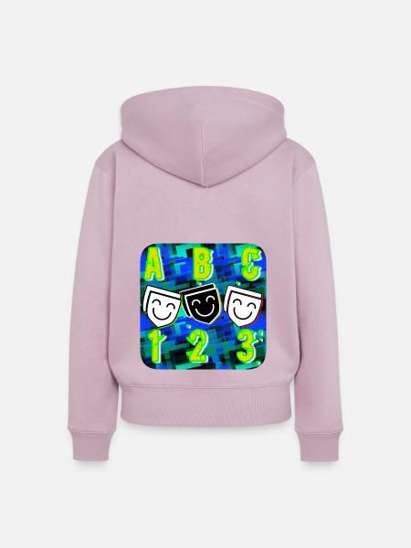 ABC_123 - Frauen Premium Bio Zip Hoodie - Altrosa