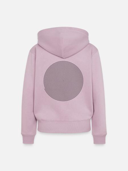 Spirale - Frauen Premium Bio Zip Hoodie - Altrosa