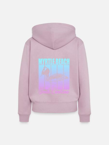 Myrtle Beach South Carolina - Frauen Premium Bio Zip Hoodie - Altrosa