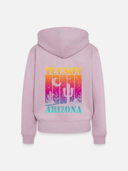 Tucson Arizona - Frauen Premium Bio Zip Hoodie - Altrosa