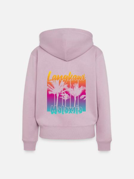 Langkawi Malaysia - Frauen Premium Bio Zip Hoodie - Altrosa