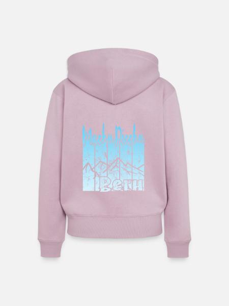 Machu Picchu Peru - Frauen Premium Bio Zip Hoodie - Altrosa