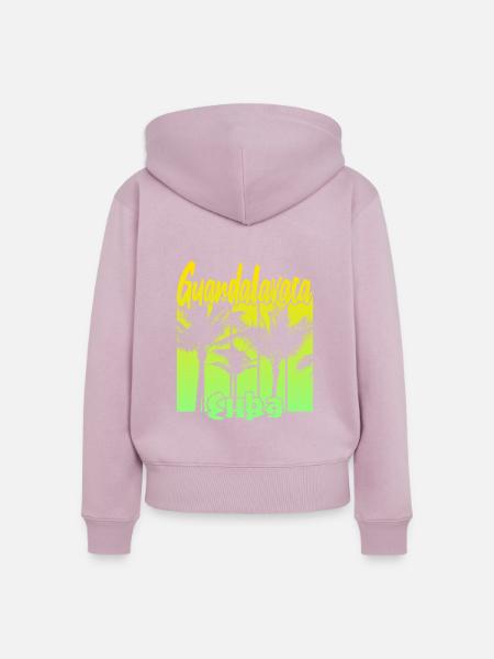 Guardalavaca Cuba - Frauen Premium Bio Zip Hoodie - Altrosa
