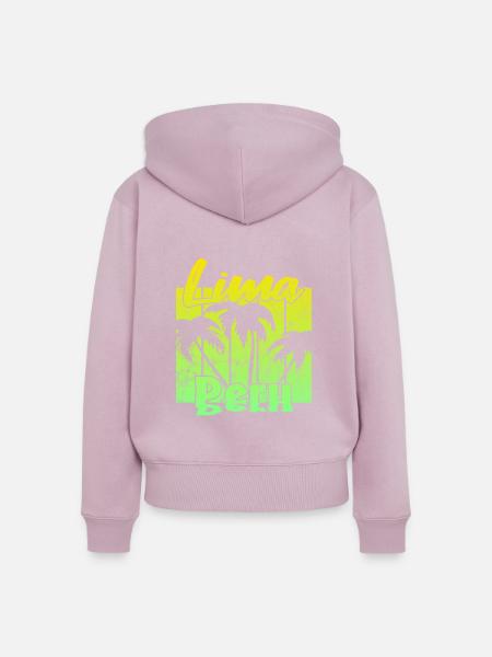 Lima Peru - Frauen Premium Bio Zip Hoodie - Altrosa
