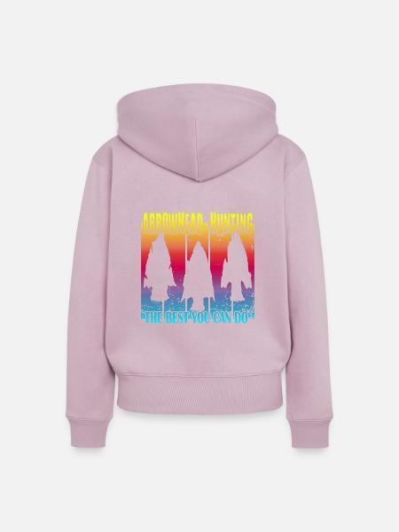 Arrowhead Hunting - Frauen Premium Bio Zip Hoodie - Altrosa