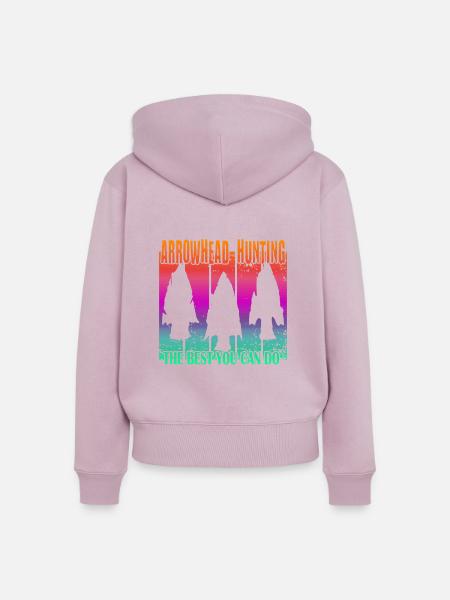 Arrowhead Hunting - Frauen Premium Bio Zip Hoodie - Altrosa