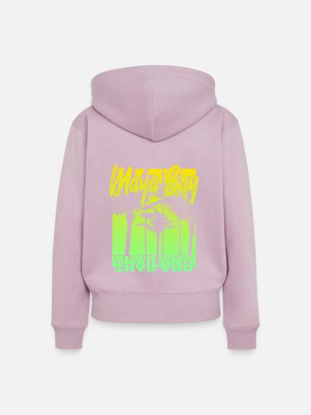 Maya Bay Thailand - Frauen Premium Bio Zip Hoodie - Altrosa