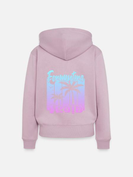 Formentera Spain - Frauen Premium Bio Zip Hoodie - Altrosa
