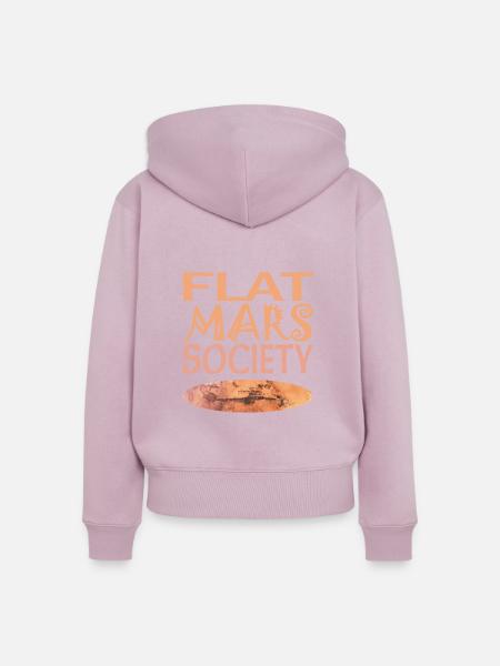 Flat Mars Society - Frauen Premium Bio Zip Hoodie - Altrosa