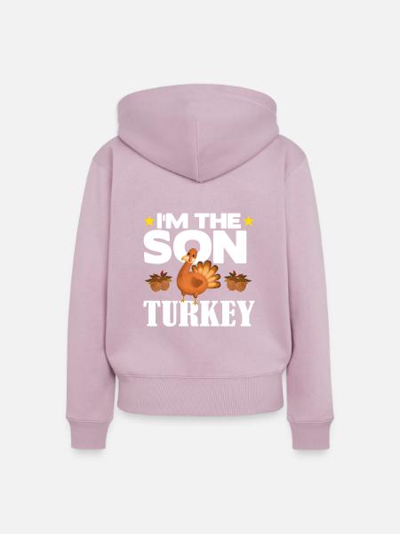 I'm the Son Turkey - Frauen Premium Bio Zip Hoodie - Altrosa