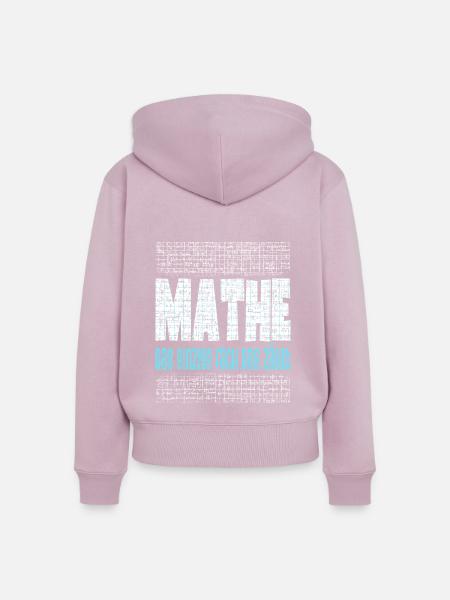 Mathe Mathematiklehrer Mathematikstudent - Frauen Premium Bio Zip Hoodie - Altrosa