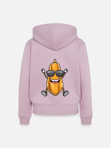 Papaya Tanzen - Frauen Premium Bio Zip Hoodie - Altrosa