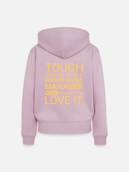 Warehouse Manager Crazy - Frauen Premium Bio Zip Hoodie - Altrosa