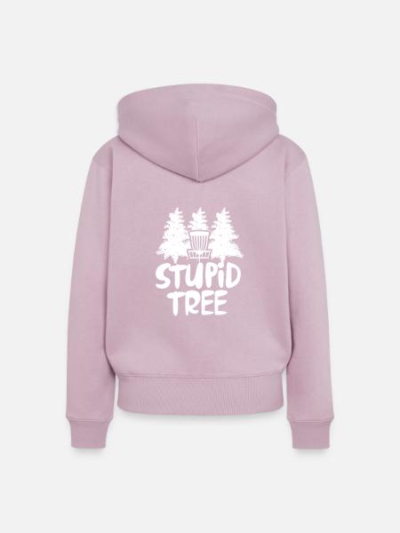 Disc Golf - Frauen Premium Bio Zip Hoodie - Altrosa