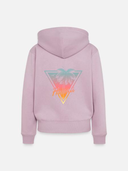 hawaii - Frauen Premium Bio Zip Hoodie - Altrosa