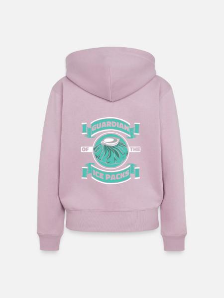 Schulkrankenschwester Gesundheitswesen Schulkranke - Frauen Premium Bio Zip Hoodie - Altrosa