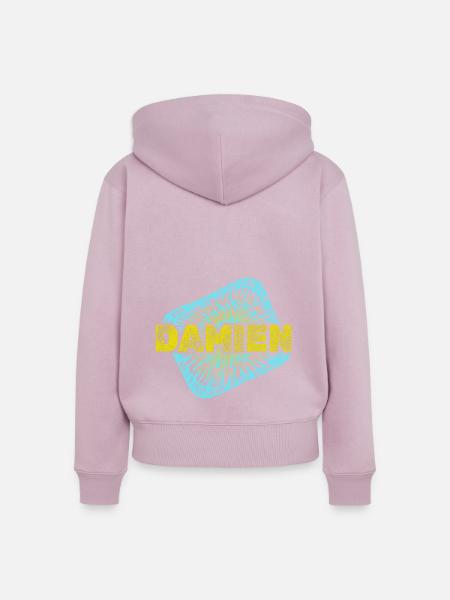 Sternenstaub Damien - Frauen Premium Bio Zip Hoodie - Altrosa