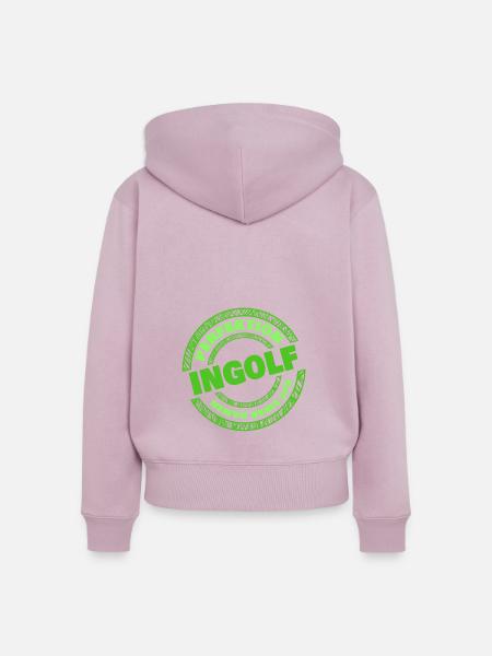 Perfektion Ingolf - Frauen Premium Bio Zip Hoodie - Altrosa