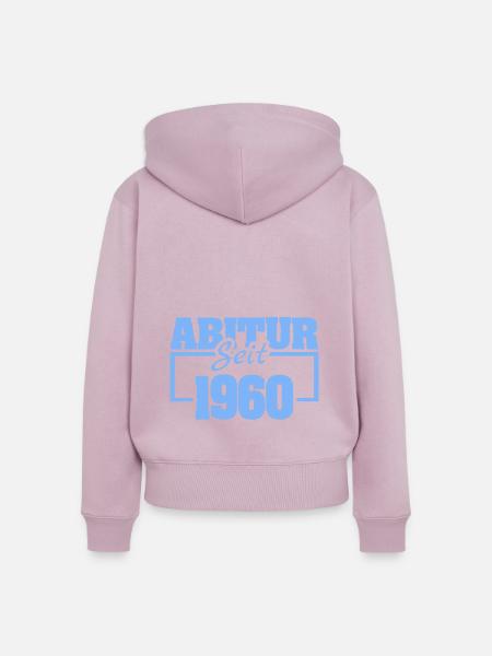 seit 1960 - Frauen Premium Bio Zip Hoodie - Altrosa