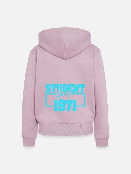 seit 1971 - Frauen Premium Bio Zip Hoodie - Altrosa