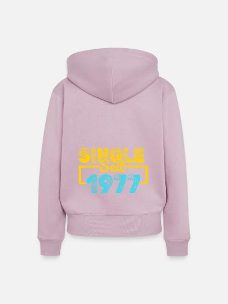 seit 1977 - Frauen Premium Bio Zip Hoodie - Altrosa