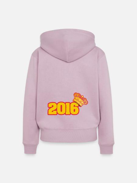 im 2016 - Frauen Premium Bio Zip Hoodie - Altrosa