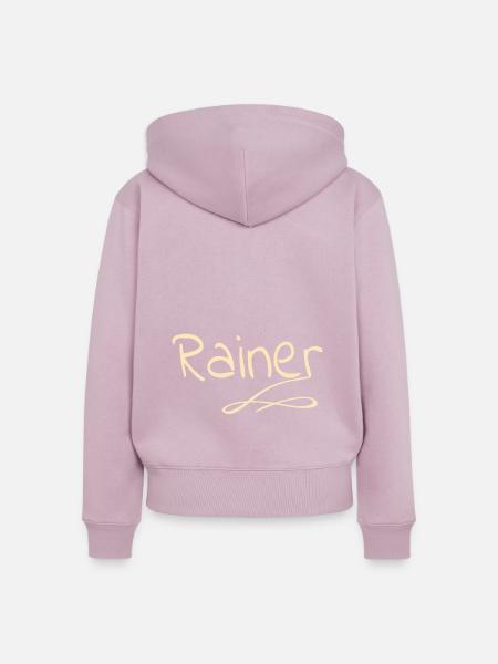 Vorname Rainer - Frauen Premium Bio Zip Hoodie - Altrosa