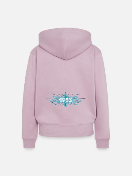 Wasser 1953 - Frauen Premium Bio Zip Hoodie - Altrosa