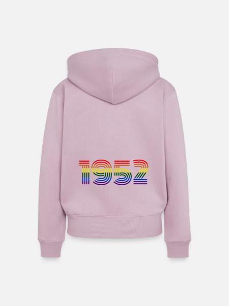1952 1952 - Frauen Premium Bio Zip Hoodie - Altrosa