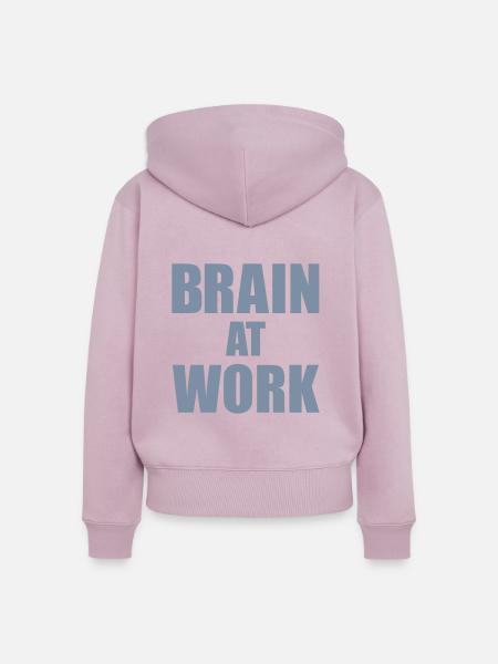 Brain at work - Frauen Premium Bio Zip Hoodie - Altrosa
