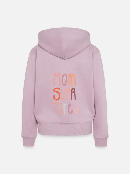 Mutter SLPA Müde Sprachpathologie-Assistentin - Frauen Premium Bio Zip Hoodie - Altrosa