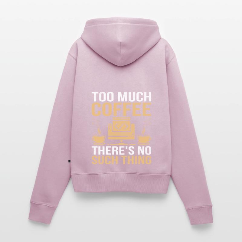 Kaffee-Codierung Programmierer Programmierer Entwickler Nerd Coff Frauen Premium Bio Zip Hoodie