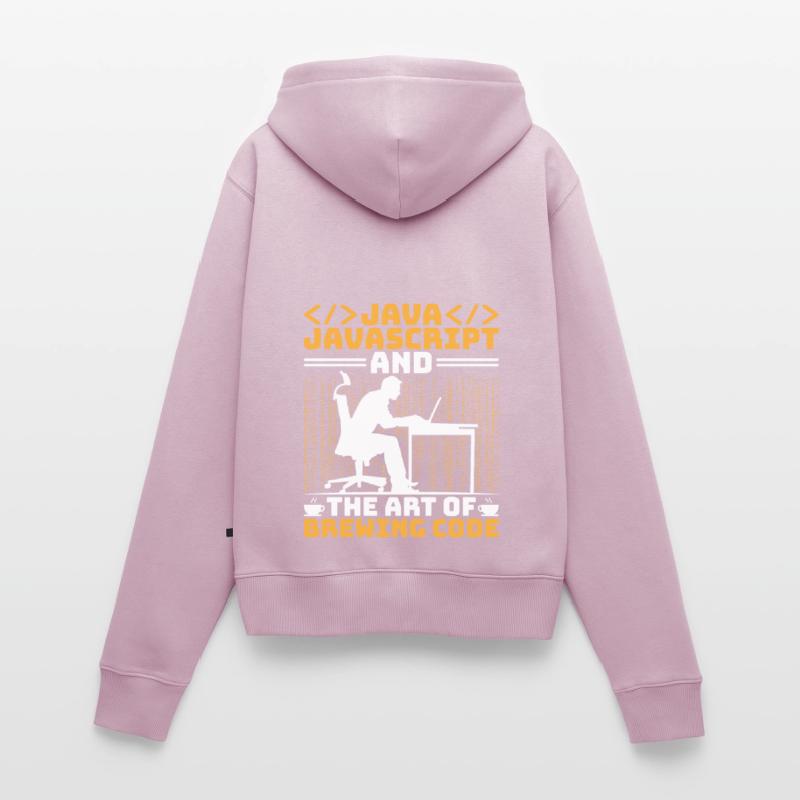 Kaffee-Codierung Programmierer Programmierer Entwickler Nerd Coff Frauen Premium Bio Zip Hoodie
