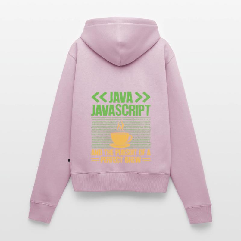 Kaffee-Codierung Programmierer Programmierer Entwickler Nerd Coff Frauen Premium Bio Zip Hoodie
