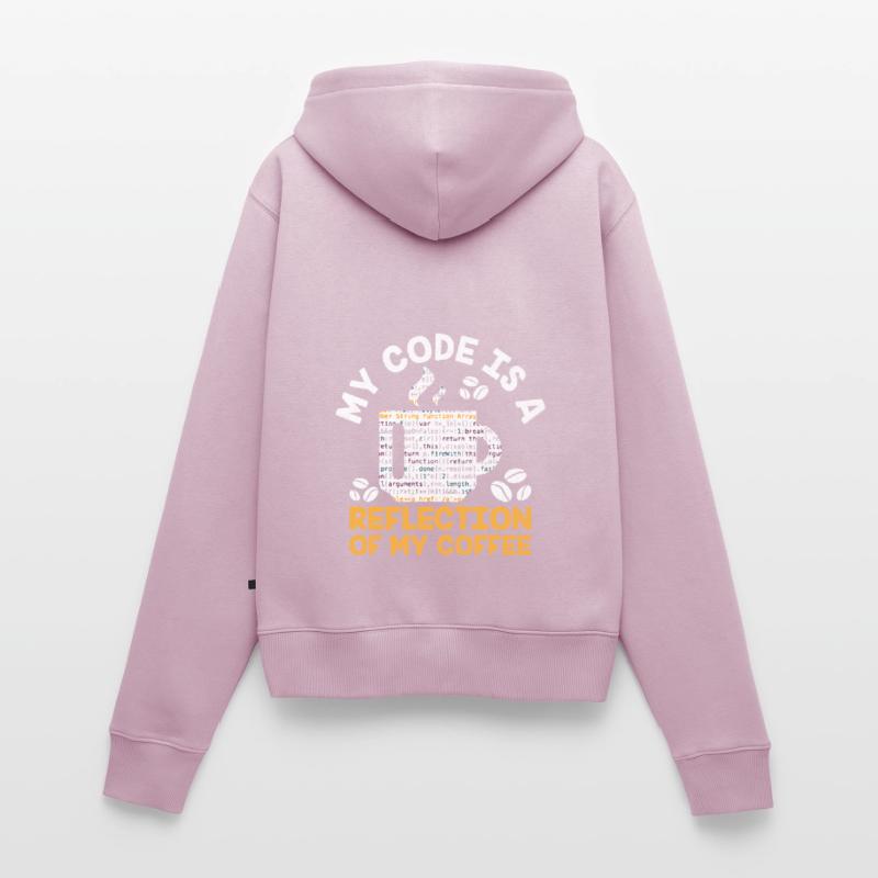 Kaffee-Codierung Programmierer Programmierer Entwickler Nerd Coff Frauen Premium Bio Zip Hoodie