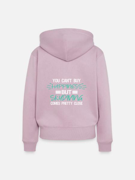 Skydive - Frauen Premium Bio Zip Hoodie - Altrosa
