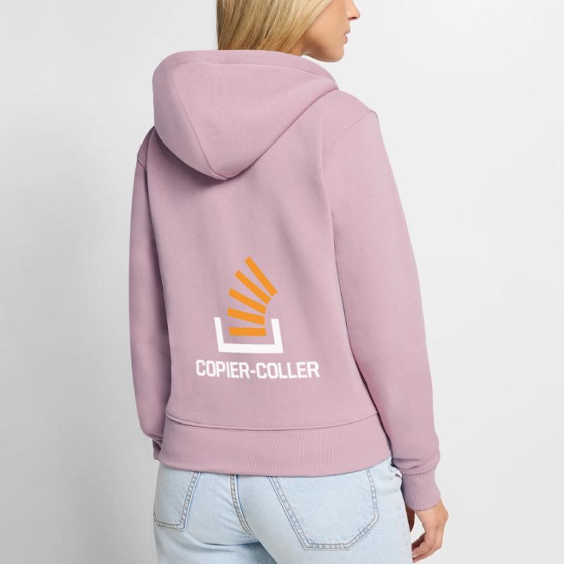 Copier Coller Programmer Software Developer Nerd G Frauen Premium Bio Zip Hoodie