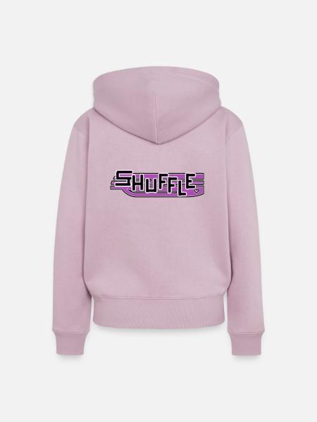 Shuffle - Frauen Premium Bio Zip Hoodie - Altrosa
