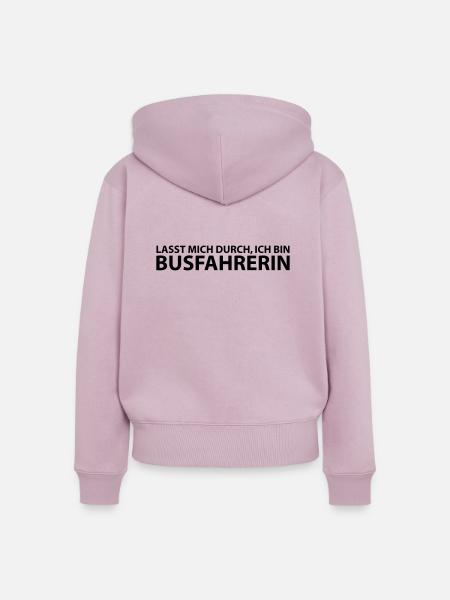 busfahrerin - Frauen Premium Bio Zip Hoodie - Altrosa