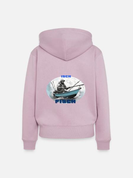 fischer - Frauen Premium Bio Zip Hoodie - Altrosa