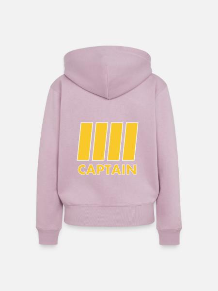 Captain - Frauen Premium Bio Zip Hoodie - Altrosa