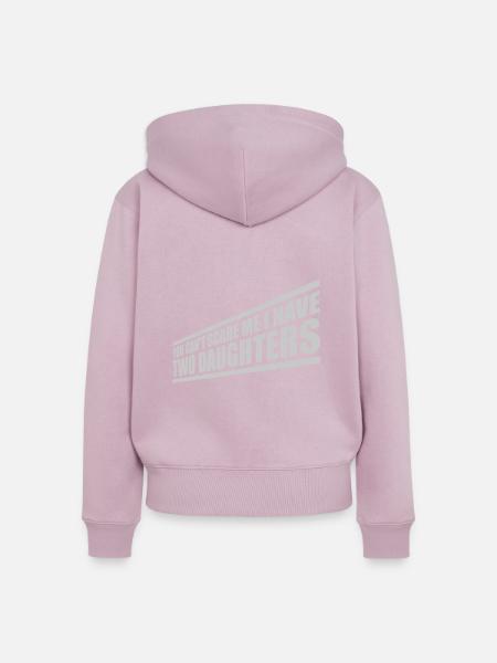I have two daughters - Frauen Premium Bio Zip Hoodie - Altrosa