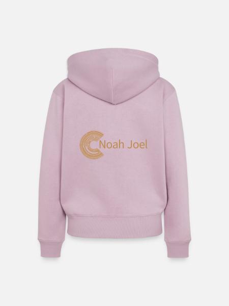 Für Noah Joel - Frauen Premium Bio Zip Hoodie - Altrosa
