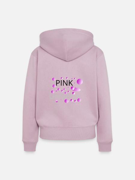 Pink Universe - Frauen Premium Bio Zip Hoodie - Altrosa