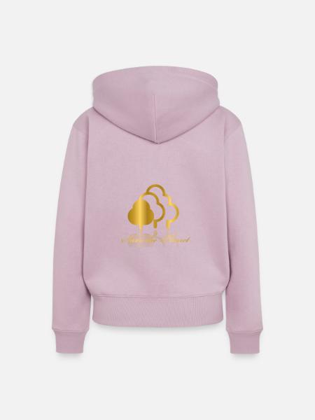 save the Planet - Frauen Premium Bio Zip Hoodie - Altrosa