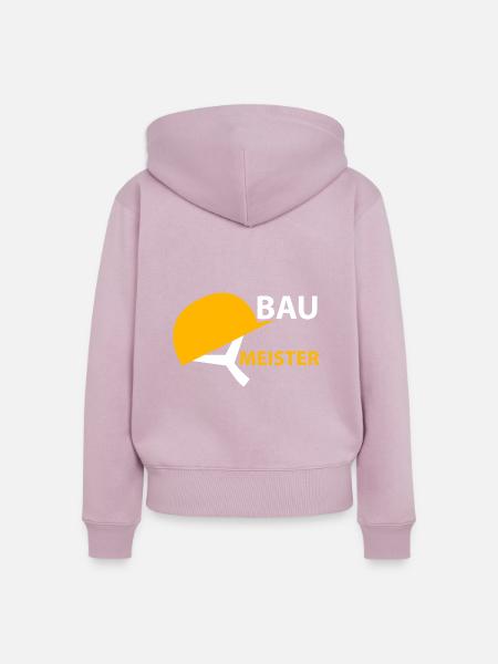 Baumeister Bauarbeiter - Frauen Premium Bio Zip Hoodie - Altrosa