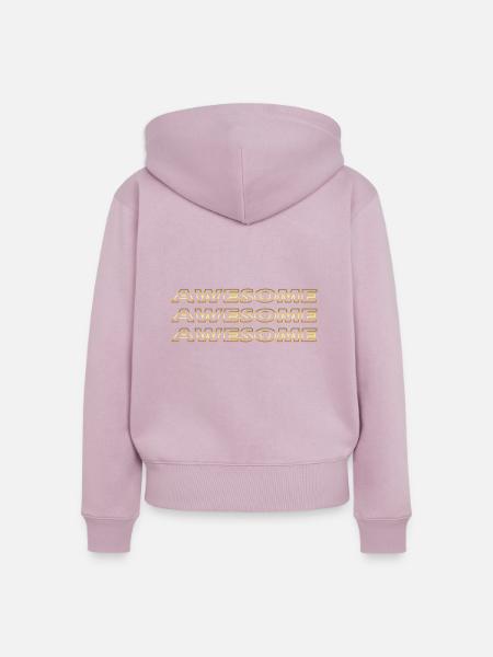 Awesome Awesome Awesome Geschenk - Frauen Premium Bio Zip Hoodie - Altrosa