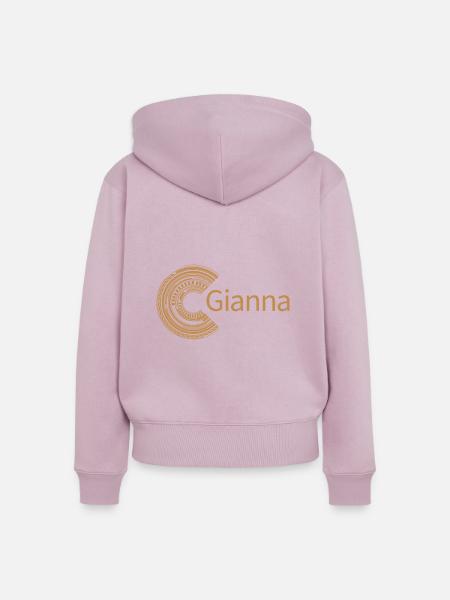 Für Gianna - Frauen Premium Bio Zip Hoodie - Altrosa