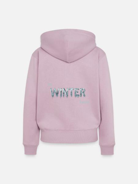 Winter - Frauen Premium Bio Zip Hoodie - Altrosa