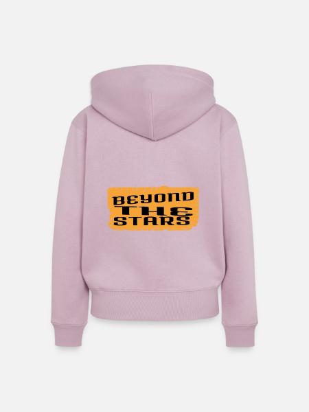 discovering tastes interstellar exploration - Frauen Premium Bio Zip Hoodie - Altrosa